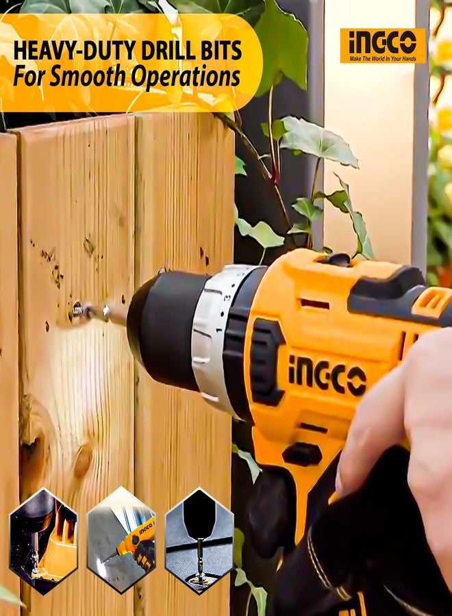 Ingco 16PCS Drill Bits Set & Screwdriver Bits Set (AKSDB9165) - Image 4